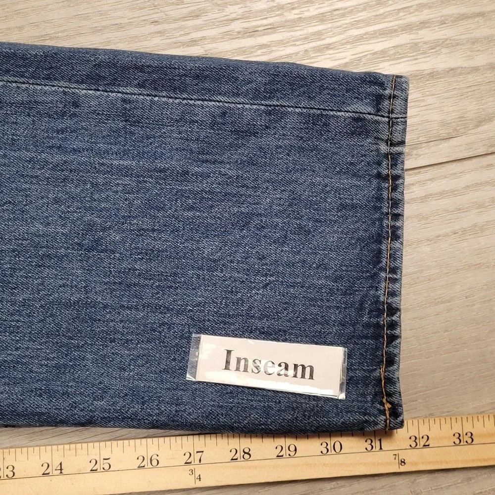 Levi's Premium 501 Original Fit XX Jeans Mens 35x32 Big E Medium Wash Button Fly